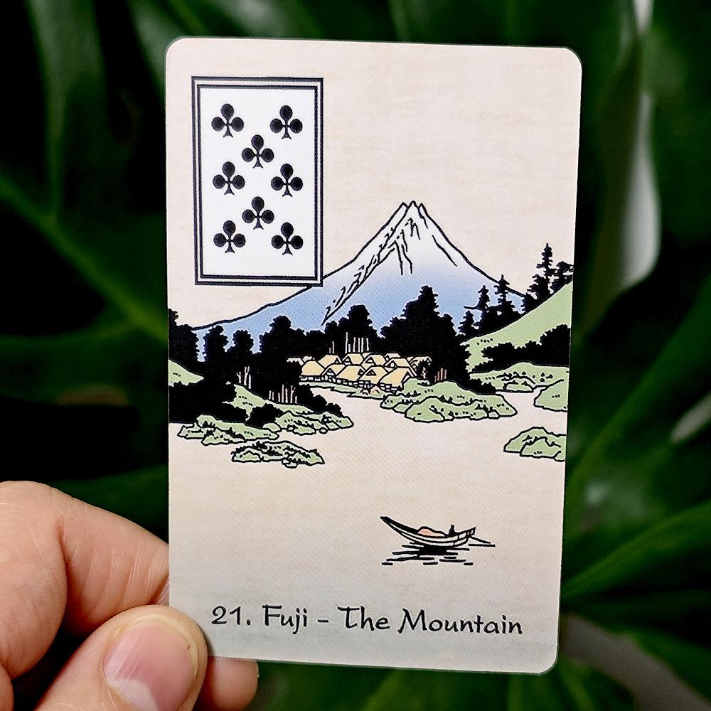 An Ukiyo-e Lenormand 36 Pcs Oracle Cards 9*6cm Based On Floating World Style of Japanese Woodcuts and Paintings