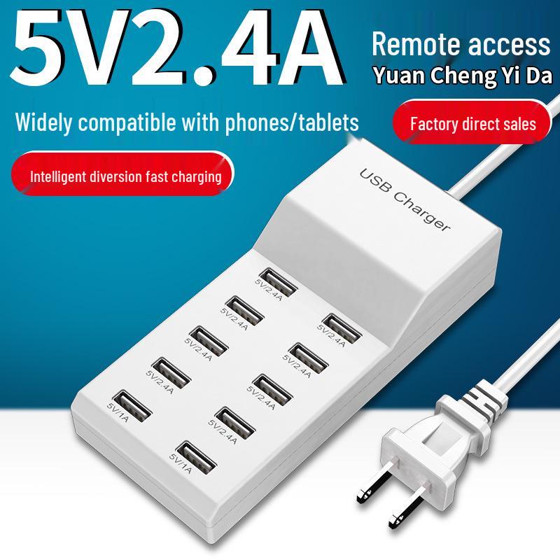 10 Ports Black