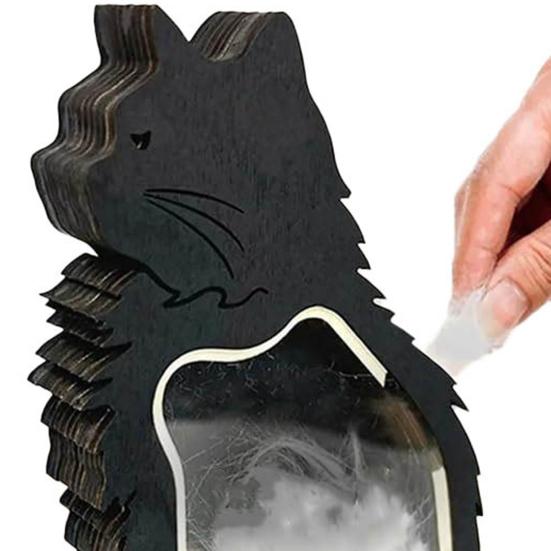 Cat Hair Keepsake Box Wooden Dog Hair Storage Box Pet