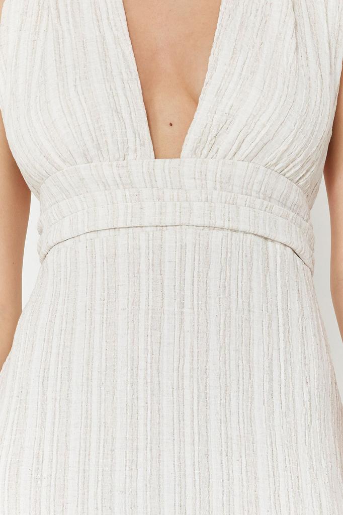 Women's Style Dress Black Maxi Woven Backless Linen Blend Beach Dress