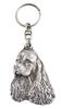 Clumber Spaniel - Silver-plated Dog Pendant, Handbag Decoration, Backpack Pendant by Art-Dog Brand