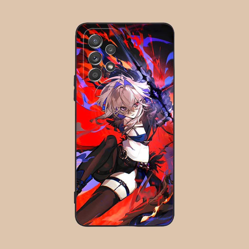Wuthering Waves Galbrena Phone Case for Samsung Galaxy M55 54 42 35 34 33 32 23 22 15 14 13 12 F55 5G Colorful Cover Cellphones