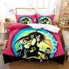 Cool Lucky Star Konata Izumi Anime Bedding Set 1 Duvet Cover + 2 Pillowcases Otaku Girl Cosplay Cute Bedroom Decor
