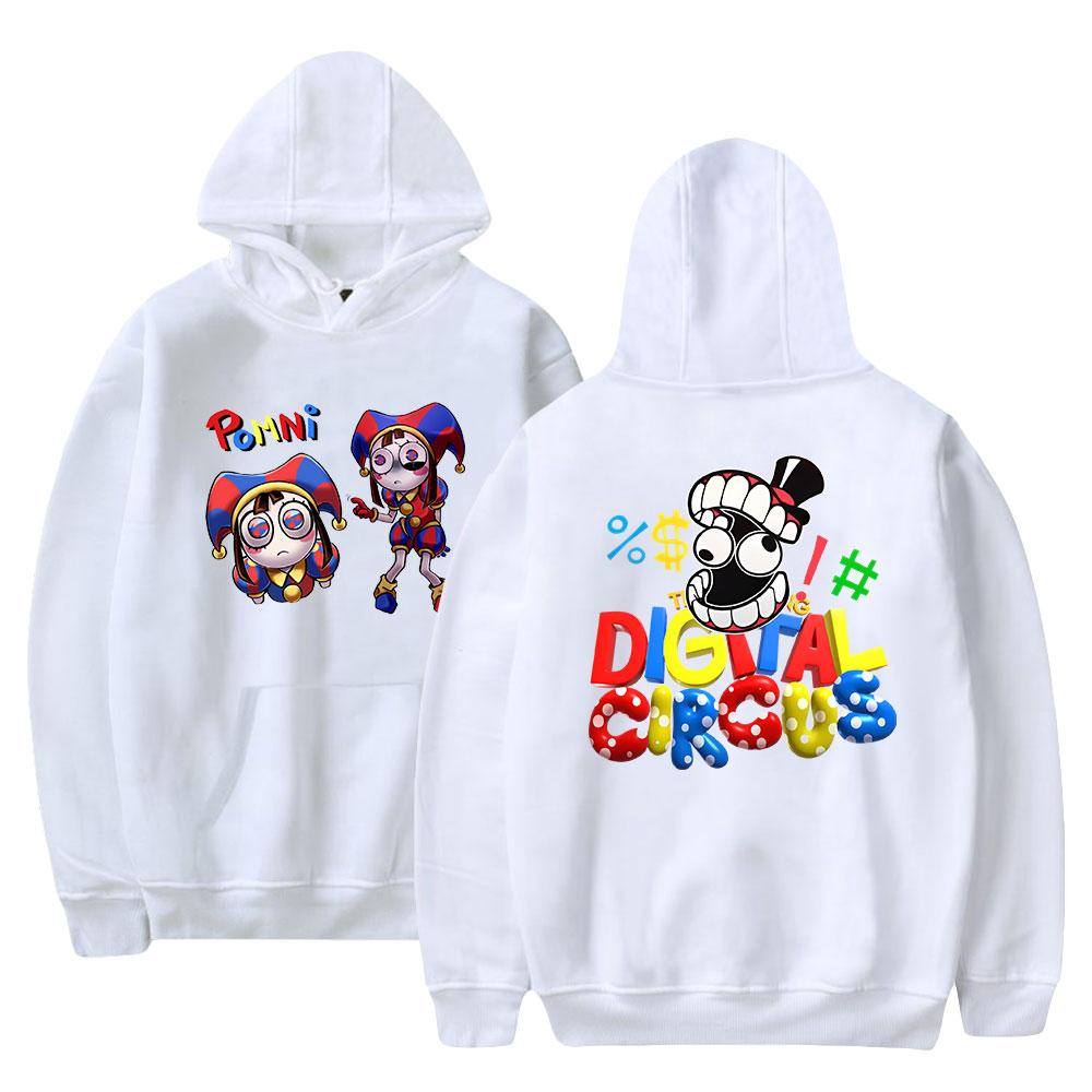 Úžasný digitální cirkus Pánské dámské mikiny Podzimní ležérní mikina s kapucí Módní hip hopová mikina Oblečení