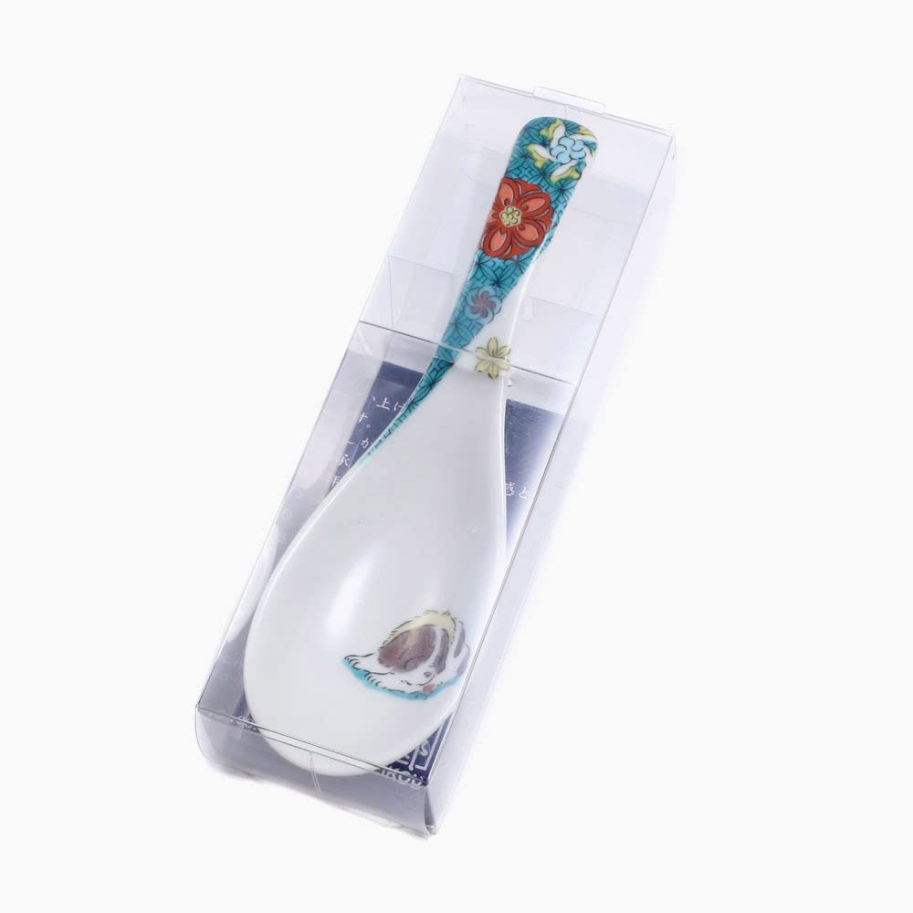 Heidi Kutani Ware Spoon Colored by Made In a Traditional Hokuriku Featuring Girl of the a Mountain Perfect As a Gift for Anniversaries and Other