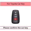 Car Remote Key Case Cover Shell Fob for Toyota Camry CHR Corolla RAV4 Avalon Cruiser Land Prado Prius 2017 -  4 Buttons TPU