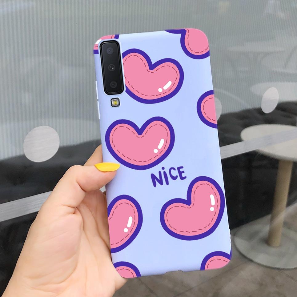 Cases For Samsung Galaxy A7 2018 Cover Silicon Fashion Phone Case Shell For Samsung A7 2018 A750 A750F 6.0" protective Bumper