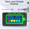 PZEM-009 DC 8-100V Battery Tester, Voltmeter, Capacity Meter, LCD Digital Color Waterproof Display, Custom Calibration