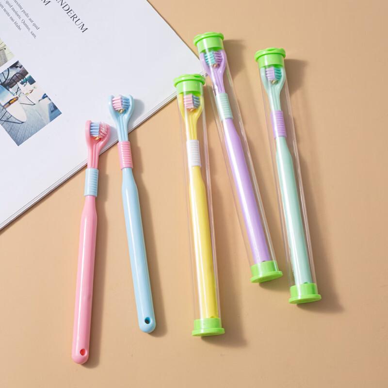 

YALINNA Three-Sided Adult Soft Bristle Toothbrush