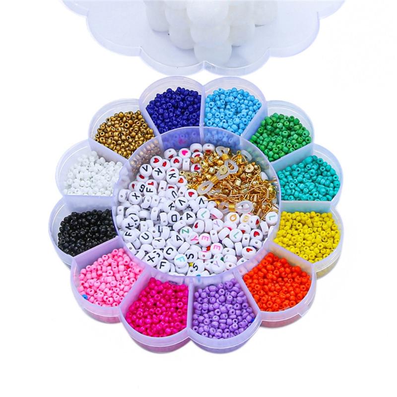 

Bead Craft Kit Set Glass Letter Alphabet Beads DIY Art Handmade Crafts 1