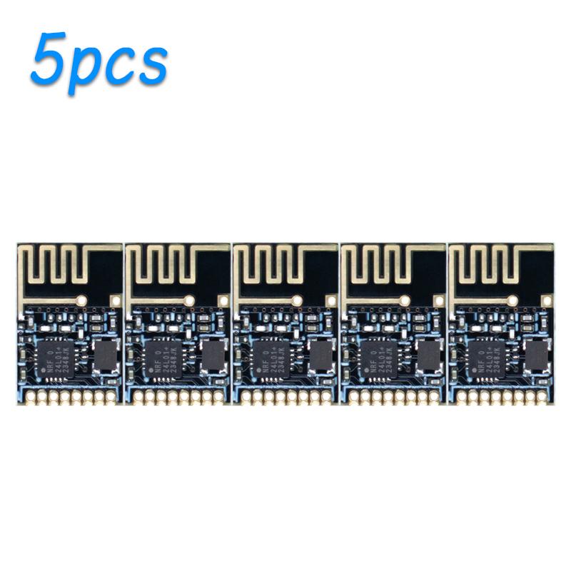 LIZAO 5/10 Stück NRF24L01+ 2,4G Drahtloses Sendeempfänger-Modul-Kit Mini Power Enhanced SMD-Version für Arduino Roboter Drahtlose Projekte