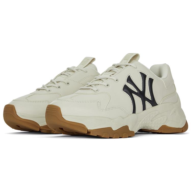 New MLB Big Ball Chunky Low Top Chunky Sneakers Unisex Cream 3ASHBWS4N-50CRS