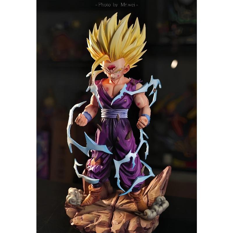 Anime 25Cm Figure Son Gohan Action Figures Double-Headed Gohan Figurine Pvc Doll Statue Collection Models Toys Gifts