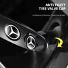 For Benz w2Car Wheel Tire Air Valve Caps with Keychain Accessories for Mercedes Benz Amg W168 W169 W108 W124 W126 C180 C200 C260 C300 W140