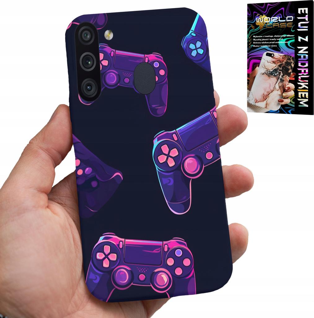 Etui Do Samsung Galaxy A21 - Case Dla Gracza, Wzory Z Gier + Szkło