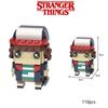 Stranger Things Dustin Blockfigur Bauset für Kinder Hochwertige Ungiftige Materialien Endlose Fantasie!