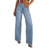 Women's Jeans Loose Casual Straight Leg Wide Leg Pant Drag Floor Pant