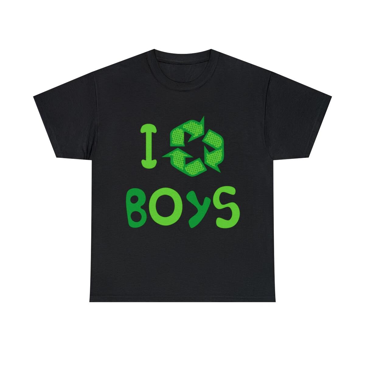 I Recycle Boys Funny Cute Graphic Tee Shirt, S-5XL 2XL