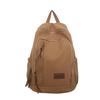 Schoolbag Backpack Women's Fashion Retro American Solid Color Korean Edition Trend Japanese Korean Edition Solid Color Cotton School Bag