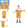 Beer Mens Theme Performance Suit Dress Cosplay Costume Halloween Gift Party
