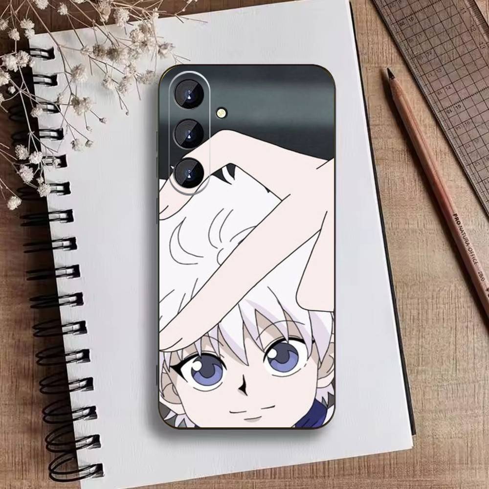 S-Killua Zoldyck H-Hunter X Hunter Phone Case For Samsung Galaxy A73,A72,A71,A70,A52,A51 Others Soft Black Cover
