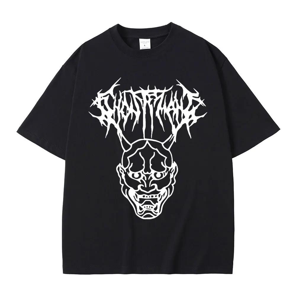 Unisex GhosteUnisexe Graphic Print T Shirt Fashion Hip Hop Metal Rock Gothic T Shirt Streetwear Plus Size T Shirt Women 62447