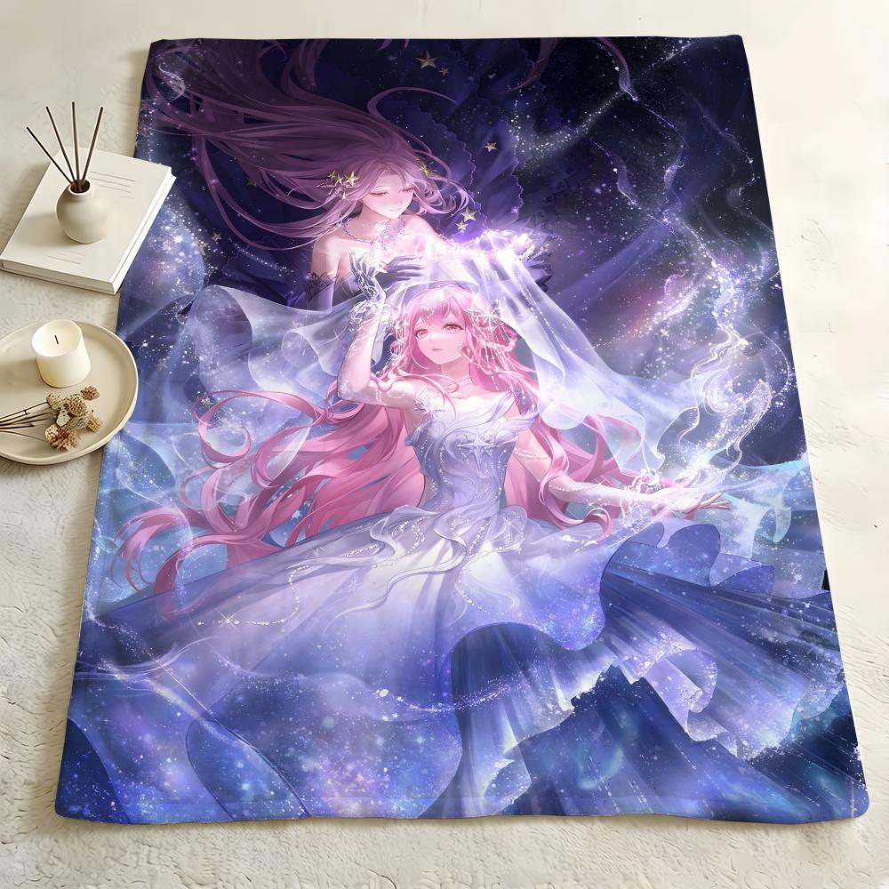 Game S-Shining N-Nikki Throw Flannel Blanket Skin Soft Suitable for Sofa Living Room Bed Travel and Gifts