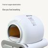 Smart Ozone Deodorizing & Automatic Cleaning Cat Litter Box - Anti-Splash, Extra Large, Fully Enclosed Pet Toilet
