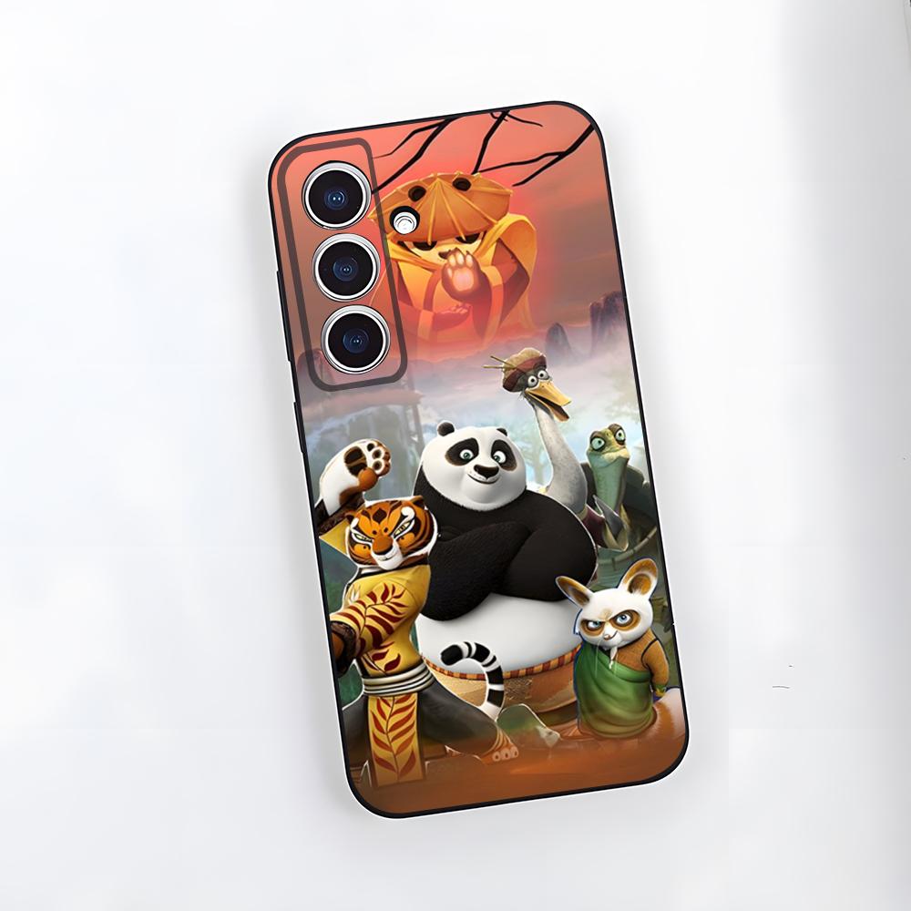 K-Kung Fu Panda Phone Case For Samsung A25 A13 A33 5G A54 A36 A35 A56 A52 A14 Shockproof Soft Cover