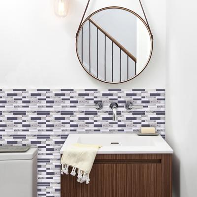 10 Vellen Marmeren Wandtegel Sticker Waterdicht PVC Zelfklevende Decoratieve Sticker Huis Badkamer Keuken Achterwand Peel-And-Stick Muursticker