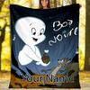 Customizable Casper Throw Blanket – Personalized Name, All-Season Cozy Snug Blanket, Machine Washable, Personalized Blanket