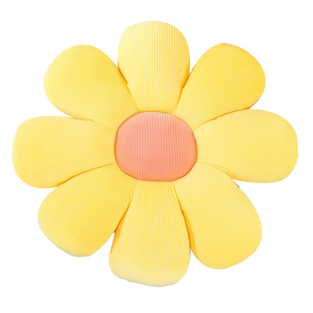 Seat Cushion, Daisy Flower Pillow, Chair Cushion
