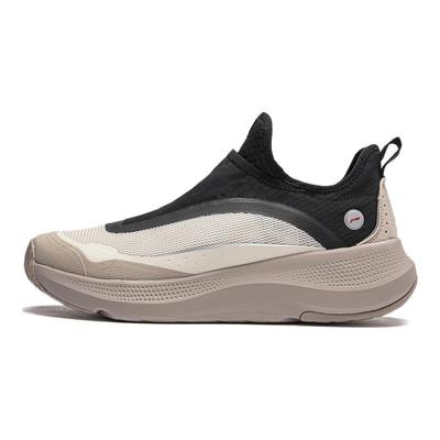 Li Ning Soft Go Slip-On Shock Absorbing Non-Slip Wear-Resistant Breathable Lightweight Rebound Low-Top Casual Shoes Men Casual Shoes AGLU105-3