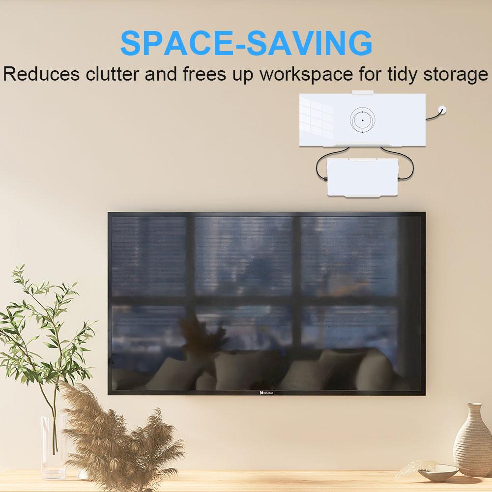 Für Starlink Gen 3 Routerhalterung 2-in-1 Metall-Wandmontage-Kit Routerhalterung Strom- und Versorgungs-Halterungen Halter für Wohnmobil Boot Homeoffice