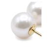 Earrings - PEARLS & COLORS - 8-9 Mm Freshwater Pearls - 9 Ct Yellow Gold - AAA+ White Pearl