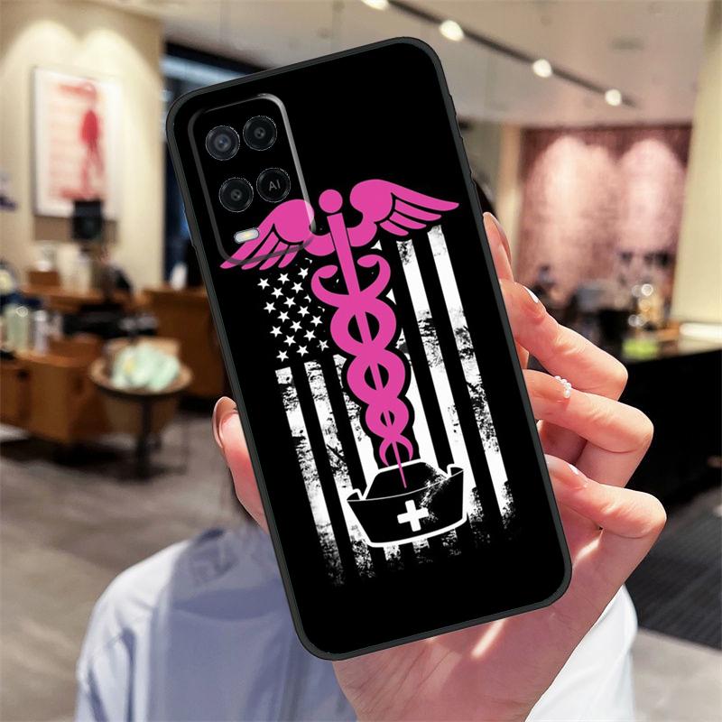 I'm A Nurse Quotes Case For Oppo A78 A98 A79 A18 A38 A58 A40 A60 A80 A16 A76 A96 A15 A74 A94 A54 A17 A77 Cover