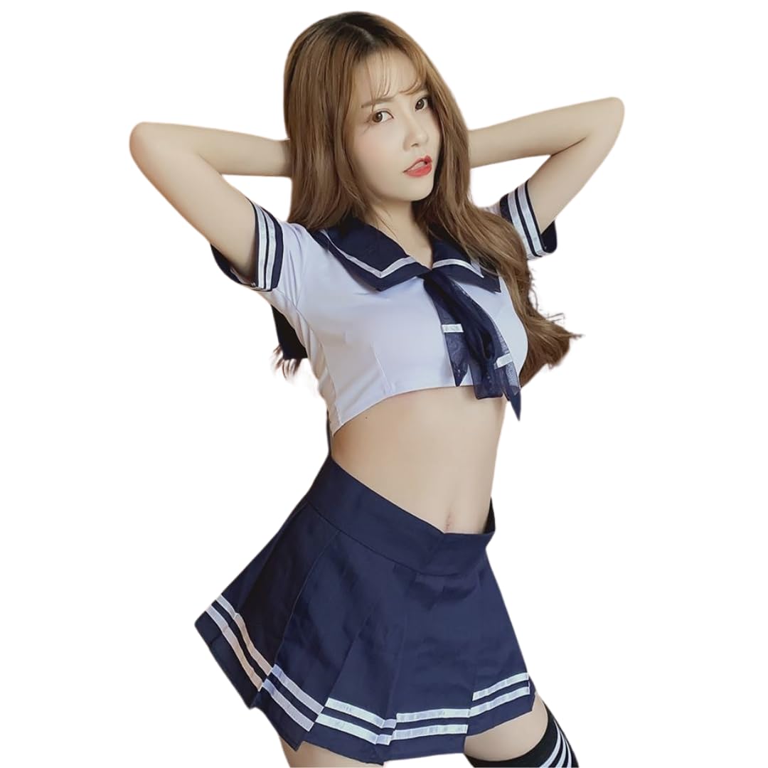 

Sailor High School Value Полный комплект Длина High School Mini Student Для Косплея Хэллоуин Свободный Косплей [BeLoved] Униформа, Девушка, 3 предмета [Мини-топы/Мини