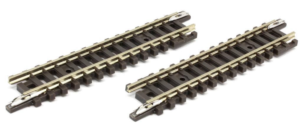 Rokuhan R092 Z Gauge Straight Rail 55mm No Roadbed 1/220 Scale Model Railway Track 2-Pack