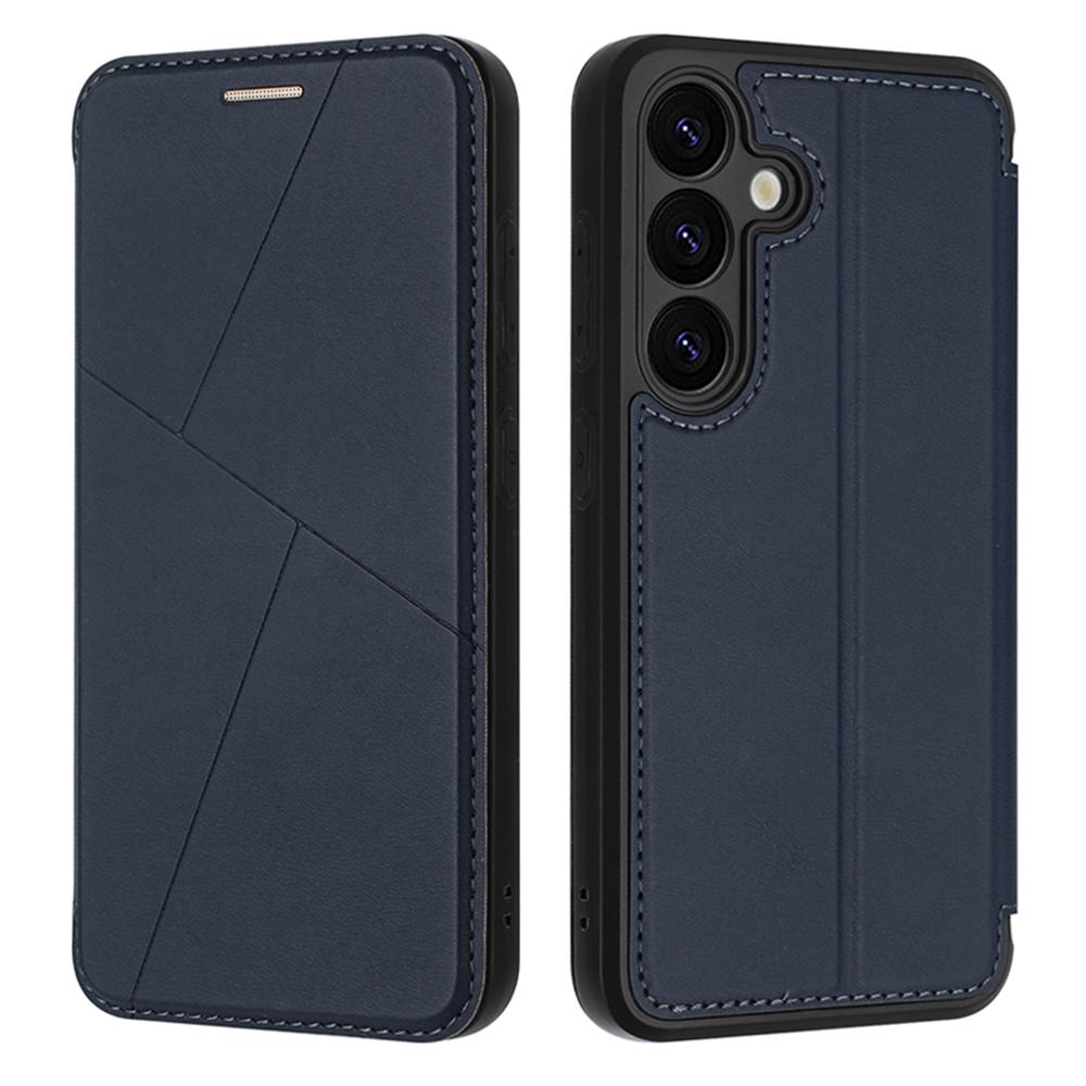 

Чехол для Samsung Galaxy A54 5G с магнитной застежкой, слотом для карт, кожаный откидной чехол для телефона Midnight Blue