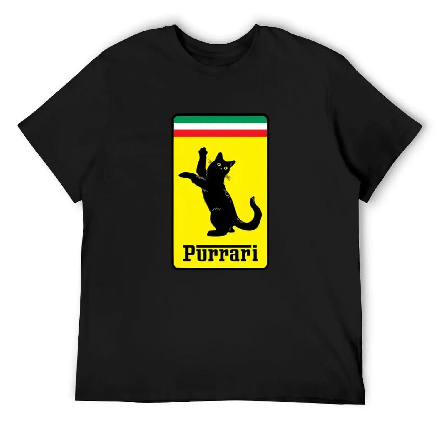 Purrari T-Shirt affliction shirts designer shirts essential t shirt shirts graphic tees t for men cotton XXXXXL разноцветный