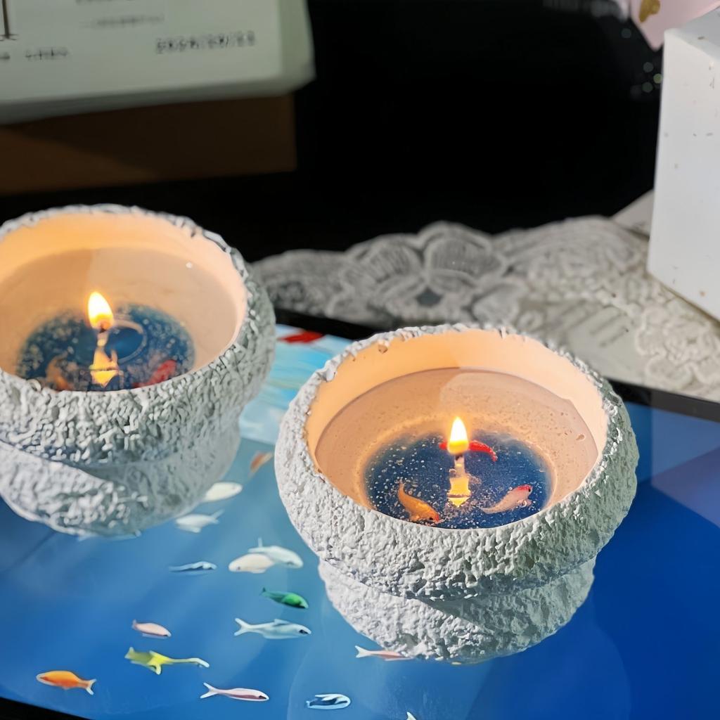 Ice Crystal Koi Scented Candle Birthday Gift Fragrance Ornament