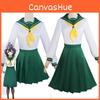 Dream Of Being A Magical Girl School Uniform Short/long Ice Linen Cosplay Costume Set Xs-xxxl