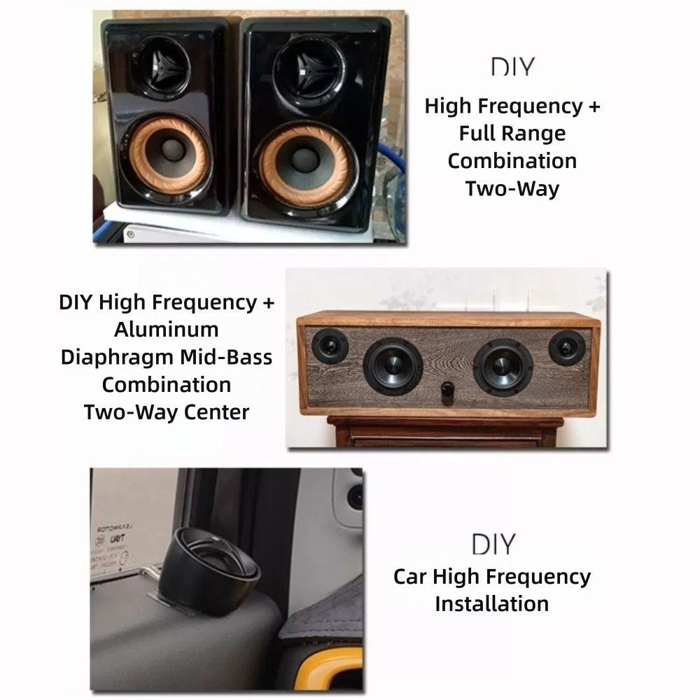 4 Ohm/8 Ohm Tweeter Speakers 52MM Silk Membrane New HIFI Music DIY