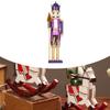 Christmas Nutcracker Party Decoration Festive Classroom Home Desktop Figurine with Music and Light