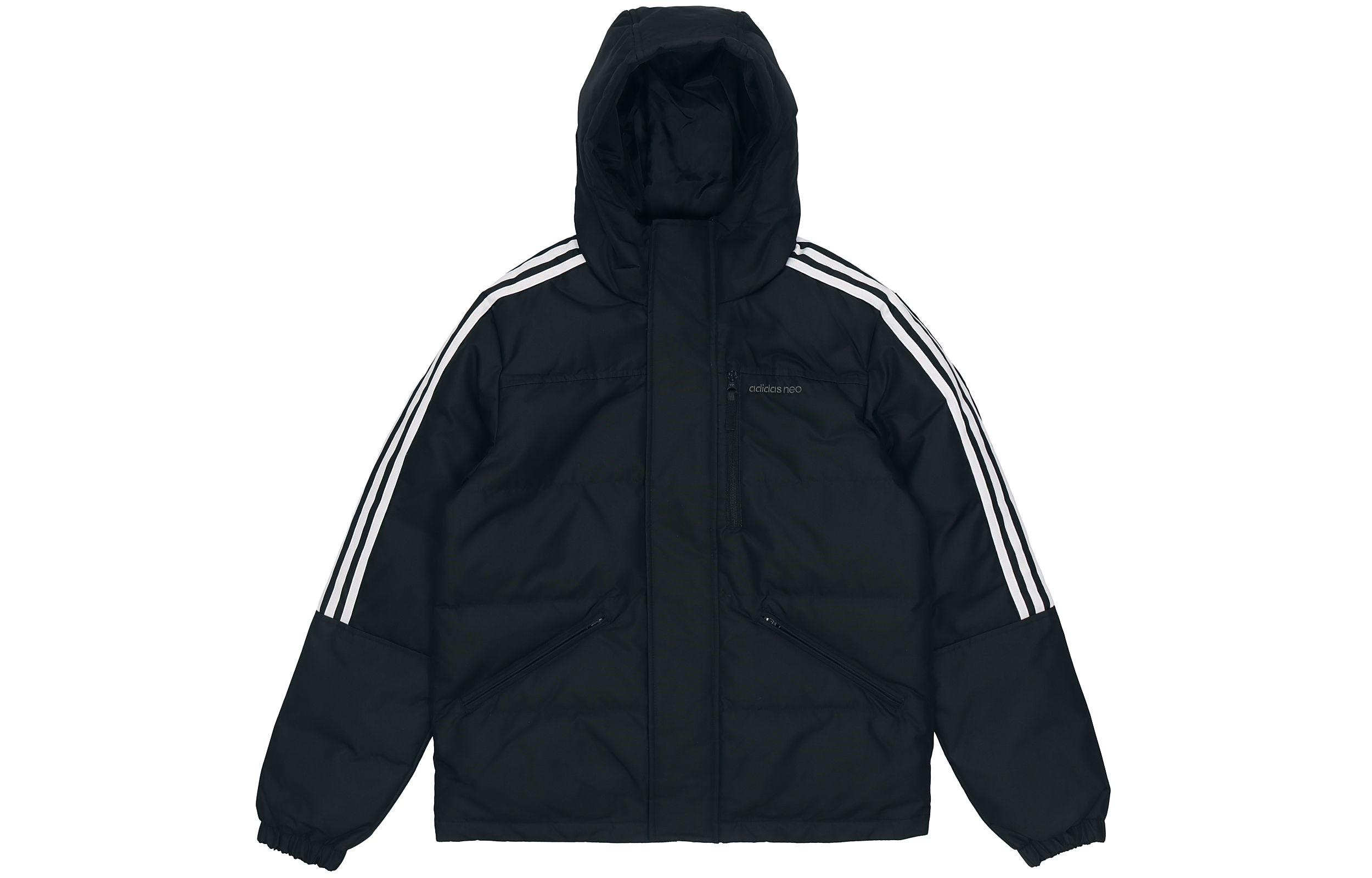 Adidas Neo Down Jackets Men s Black Hooded Moderate Other H45292 XS