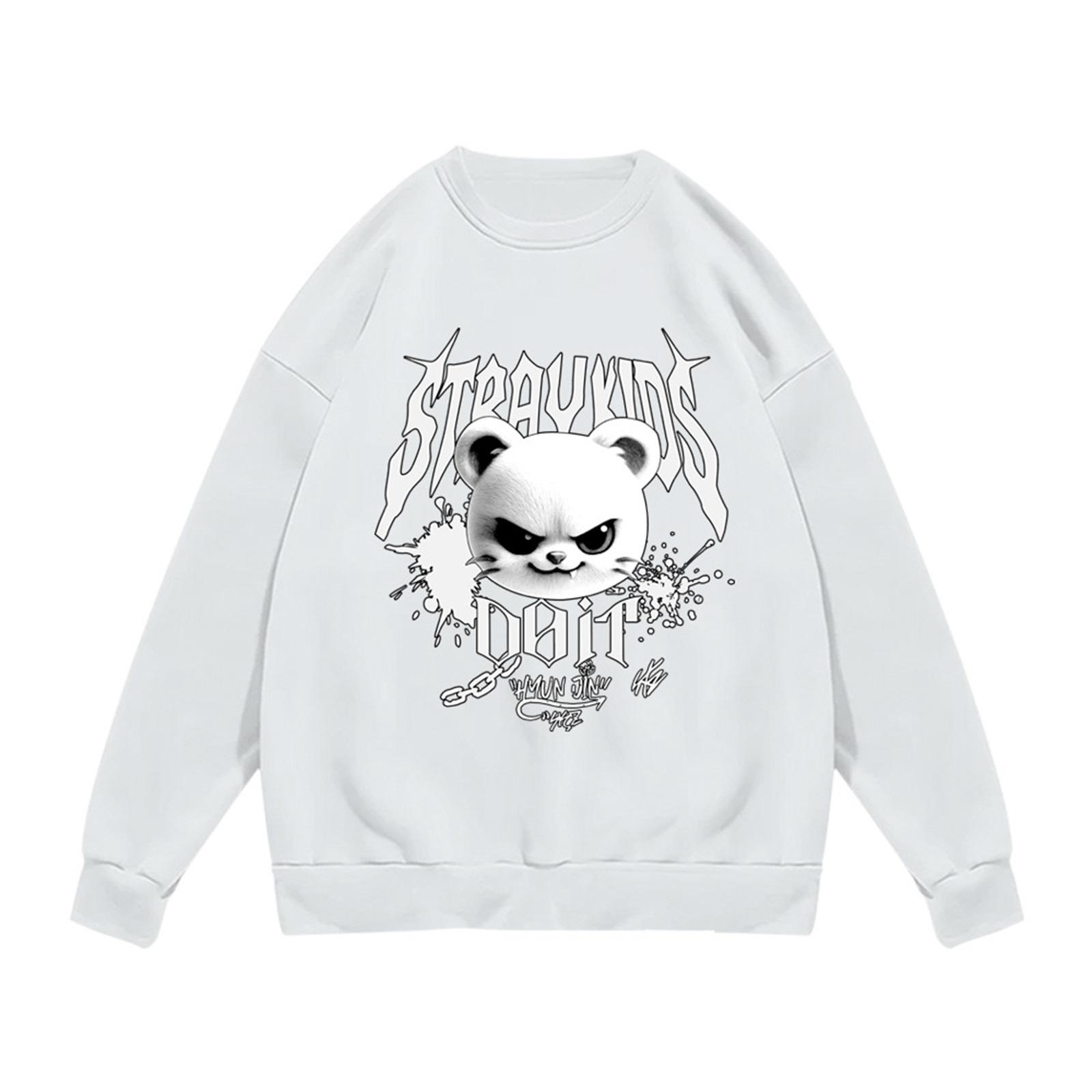 Children s Fashionable  Comfortable And Warm Casual Long,Sleeve Printed Top 160