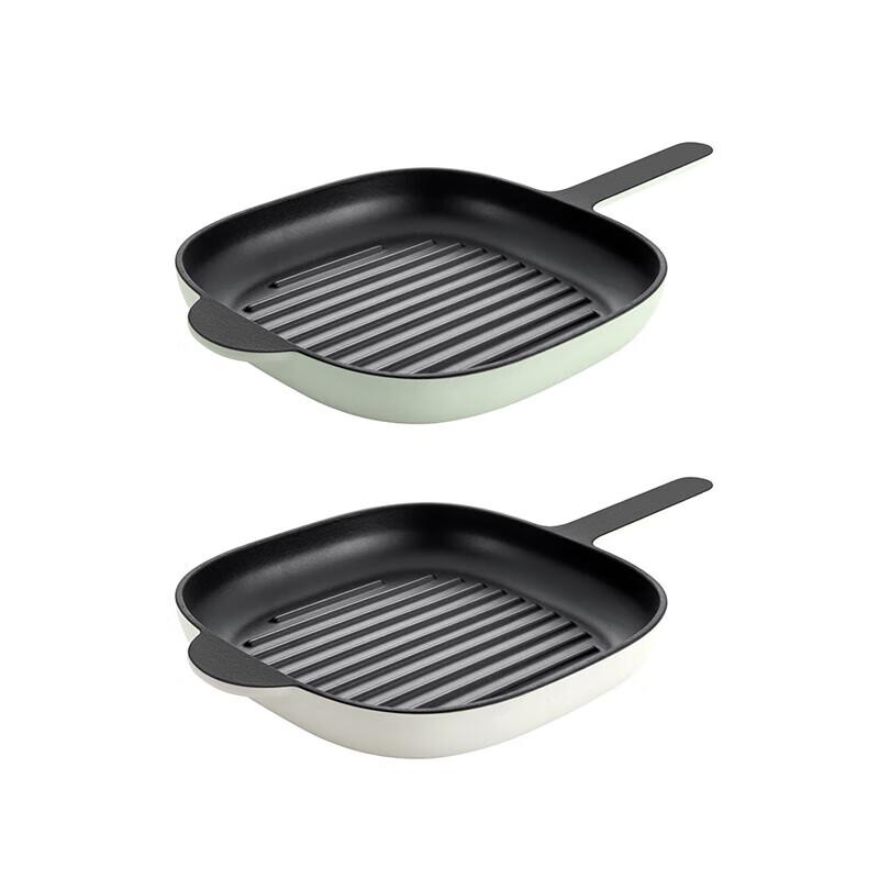 Deslang Aurora Series Cast Iron Enamel Steak Frying Pan