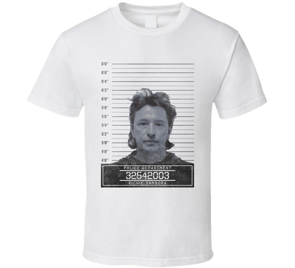 Richie Sambora Mugshot Police Department T Shirt XXXXL