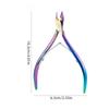Nail Cuticle Nipper Trimming Dead Skin Remover Stainless Steel Pedicure Cutter Cuticle Scissors Plier Nail Art Manicure Tools