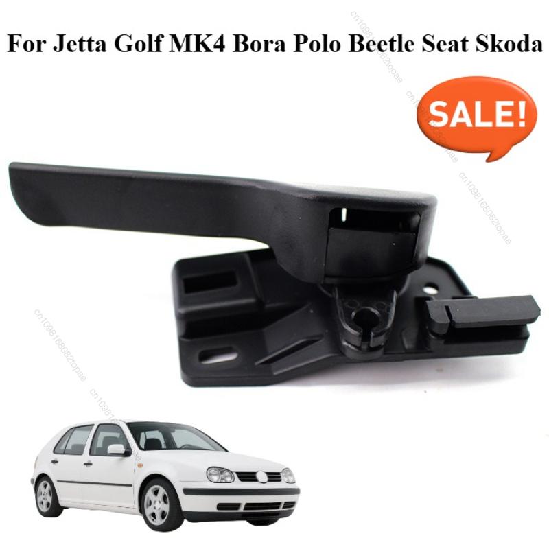 1J1823633A Black LHD Hood Release Grip Handle & Bracket For Jetta Golf MK4 Bora Polo Beetle Seat Skoda
